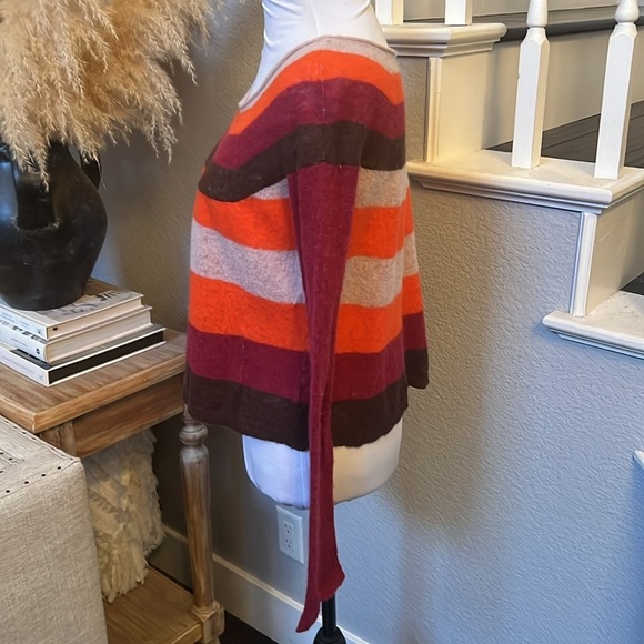 Free People Merino Wool striped lightweight sweater Size Small - Picture 3 of 6